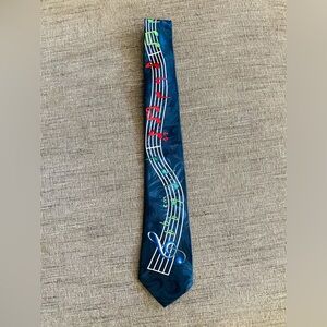 Museo handmade tie Men’s piano letter Musical holiday choir